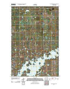 Coleharbor NW North Dakota Historical topographic map, 1:24000 scale, 7.5 X 7.5 Minute, Year 2011