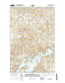 Coleharbor NW North Dakota Current topographic map, 1:24000 scale, 7.5 X 7.5 Minute, Year 2014