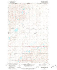Colgan West North Dakota Historical topographic map, 1:24000 scale, 7.5 X 7.5 Minute, Year 1983