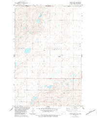 Colgan West North Dakota Historical topographic map, 1:24000 scale, 7.5 X 7.5 Minute, Year 1983