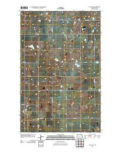 Colgan SE North Dakota Historical topographic map, 1:24000 scale, 7.5 X 7.5 Minute, Year 2011