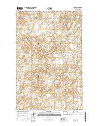 Colgan SE North Dakota Current topographic map, 1:24000 scale, 7.5 X 7.5 Minute, Year 2014