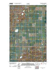 Colgan West North Dakota Historical topographic map, 1:24000 scale, 7.5 X 7.5 Minute, Year 2011
