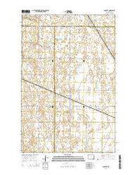 Colgate North Dakota Current topographic map, 1:24000 scale, 7.5 X 7.5 Minute, Year 2014