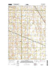 Colgate North Dakota Current topographic map, 1:24000 scale, 7.5 X 7.5 Minute, Year 2014