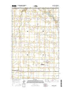 Columbus North Dakota Current topographic map, 1:24000 scale, 7.5 X 7.5 Minute, Year 2014
