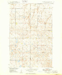 Columbus SW North Dakota Historical topographic map, 1:24000 scale, 7.5 X 7.5 Minute, Year 1949