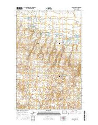 Columbus SE North Dakota Current topographic map, 1:24000 scale, 7.5 X 7.5 Minute, Year 2014