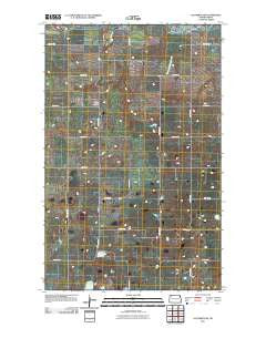 Columbus SW North Dakota Historical topographic map, 1:24000 scale, 7.5 X 7.5 Minute, Year 2011