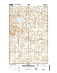 Comstock North Dakota Current topographic map, 1:24000 scale, 7.5 X 7.5 Minute, Year 2014