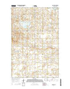 Comstock North Dakota Current topographic map, 1:24000 scale, 7.5 X 7.5 Minute, Year 2014