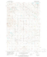 Comstock North Dakota Historical topographic map, 1:24000 scale, 7.5 X 7.5 Minute, Year 1957
