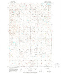 Comstock North Dakota Historical topographic map, 1:24000 scale, 7.5 X 7.5 Minute, Year 1957