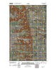 Concrete North Dakota Historical topographic map, 1:24000 scale, 7.5 X 7.5 Minute, Year 2011