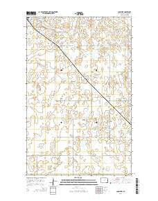 Considine North Dakota Current topographic map, 1:24000 scale, 7.5 X 7.5 Minute, Year 2014