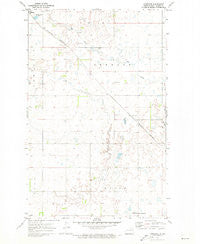 Considine North Dakota Historical topographic map, 1:24000 scale, 7.5 X 7.5 Minute, Year 1971