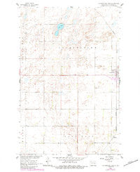 Cooperstown West North Dakota Historical topographic map, 1:24000 scale, 7.5 X 7.5 Minute, Year 1961