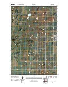 Cooperstown West North Dakota Historical topographic map, 1:24000 scale, 7.5 X 7.5 Minute, Year 2011