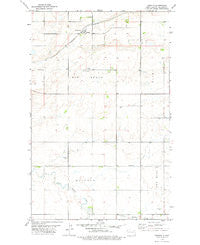 Corinth North Dakota Historical topographic map, 1:24000 scale, 7.5 X 7.5 Minute, Year 1978