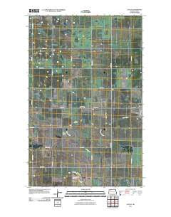 Coteau North Dakota Historical topographic map, 1:24000 scale, 7.5 X 7.5 Minute, Year 2011