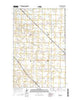 Coteau North Dakota Current topographic map, 1:24000 scale, 7.5 X 7.5 Minute, Year 2014
