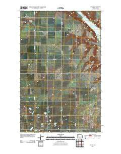 Coulee North Dakota Historical topographic map, 1:24000 scale, 7.5 X 7.5 Minute, Year 2011