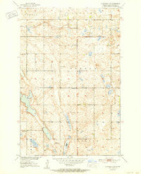 Courtenay NW North Dakota Historical topographic map, 1:24000 scale, 7.5 X 7.5 Minute, Year 1952