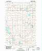 Courtenay NW North Dakota Historical topographic map, 1:24000 scale, 7.5 X 7.5 Minute, Year 1990