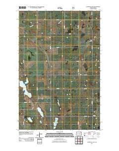 Courtenay NW North Dakota Historical topographic map, 1:24000 scale, 7.5 X 7.5 Minute, Year 2011