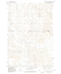 Cow Butte NE South Dakota Historical topographic map, 1:24000 scale, 7.5 X 7.5 Minute, Year 1974