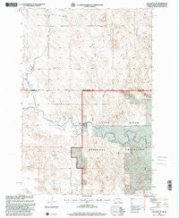 Cow Butte NE South Dakota Historical topographic map, 1:24000 scale, 7.5 X 7.5 Minute, Year 1998