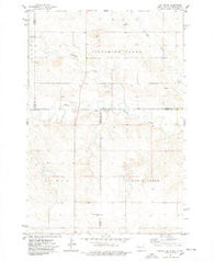 Cow Butte North Dakota Historical topographic map, 1:24000 scale, 7.5 X 7.5 Minute, Year 1974