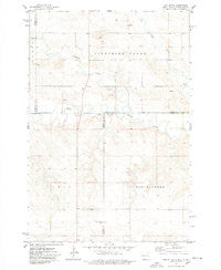 Cow Butte North Dakota Historical topographic map, 1:24000 scale, 7.5 X 7.5 Minute, Year 1974