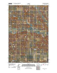 Cow Butte North Dakota Historical topographic map, 1:24000 scale, 7.5 X 7.5 Minute, Year 2011