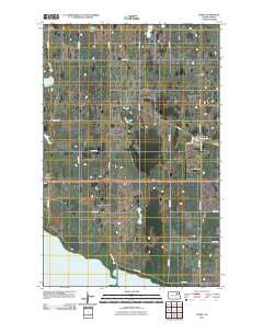 Crary North Dakota Historical topographic map, 1:24000 scale, 7.5 X 7.5 Minute, Year 2011