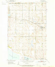 Crary North Dakota Historical topographic map, 1:24000 scale, 7.5 X 7.5 Minute, Year 1951