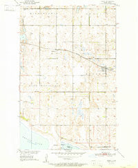 Crary North Dakota Historical topographic map, 1:24000 scale, 7.5 X 7.5 Minute, Year 1951