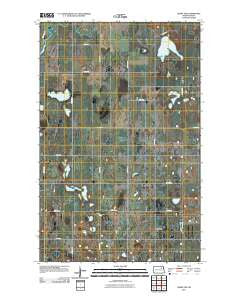 Crary NW North Dakota Historical topographic map, 1:24000 scale, 7.5 X 7.5 Minute, Year 2011