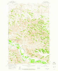 Croff North Dakota Historical topographic map, 1:24000 scale, 7.5 X 7.5 Minute, Year 1959