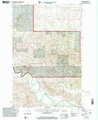 Croff North Dakota Historical topographic map, 1:24000 scale, 7.5 X 7.5 Minute, Year 1997