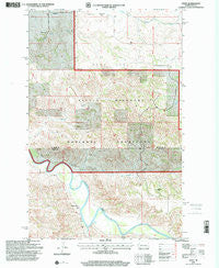 Croff North Dakota Historical topographic map, 1:24000 scale, 7.5 X 7.5 Minute, Year 1997