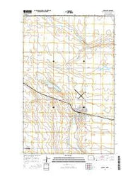 Crosby North Dakota Current topographic map, 1:24000 scale, 7.5 X 7.5 Minute, Year 2014