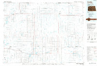 Crosby North Dakota Historical topographic map, 1:100000 scale, 30 X 60 Minute, Year 1984