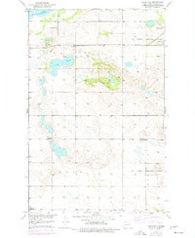Crow Hill North Dakota Historical topographic map, 1:24000 scale, 7.5 X 7.5 Minute, Year 1951