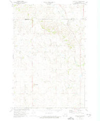 Crown Butte North Dakota Historical topographic map, 1:24000 scale, 7.5 X 7.5 Minute, Year 1972