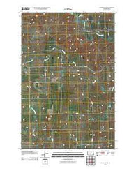 Crown Butte North Dakota Historical topographic map, 1:24000 scale, 7.5 X 7.5 Minute, Year 2011