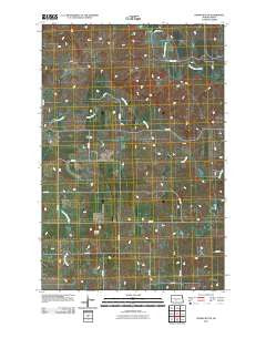 Crown Butte North Dakota Historical topographic map, 1:24000 scale, 7.5 X 7.5 Minute, Year 2011
