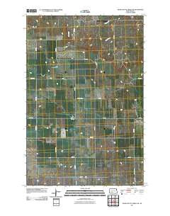 Crown Butte Creek NW North Dakota Historical topographic map, 1:24000 scale, 7.5 X 7.5 Minute, Year 2011