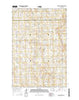 Crown Butte NW North Dakota Current topographic map, 1:24000 scale, 7.5 X 7.5 Minute, Year 2014
