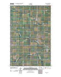 Crystal North Dakota Historical topographic map, 1:24000 scale, 7.5 X 7.5 Minute, Year 2011